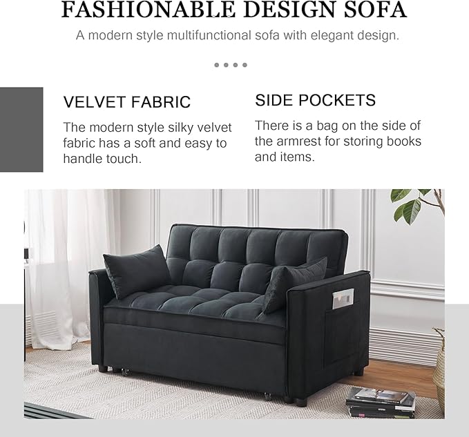 3-in-1 Foldable Sofa Bed