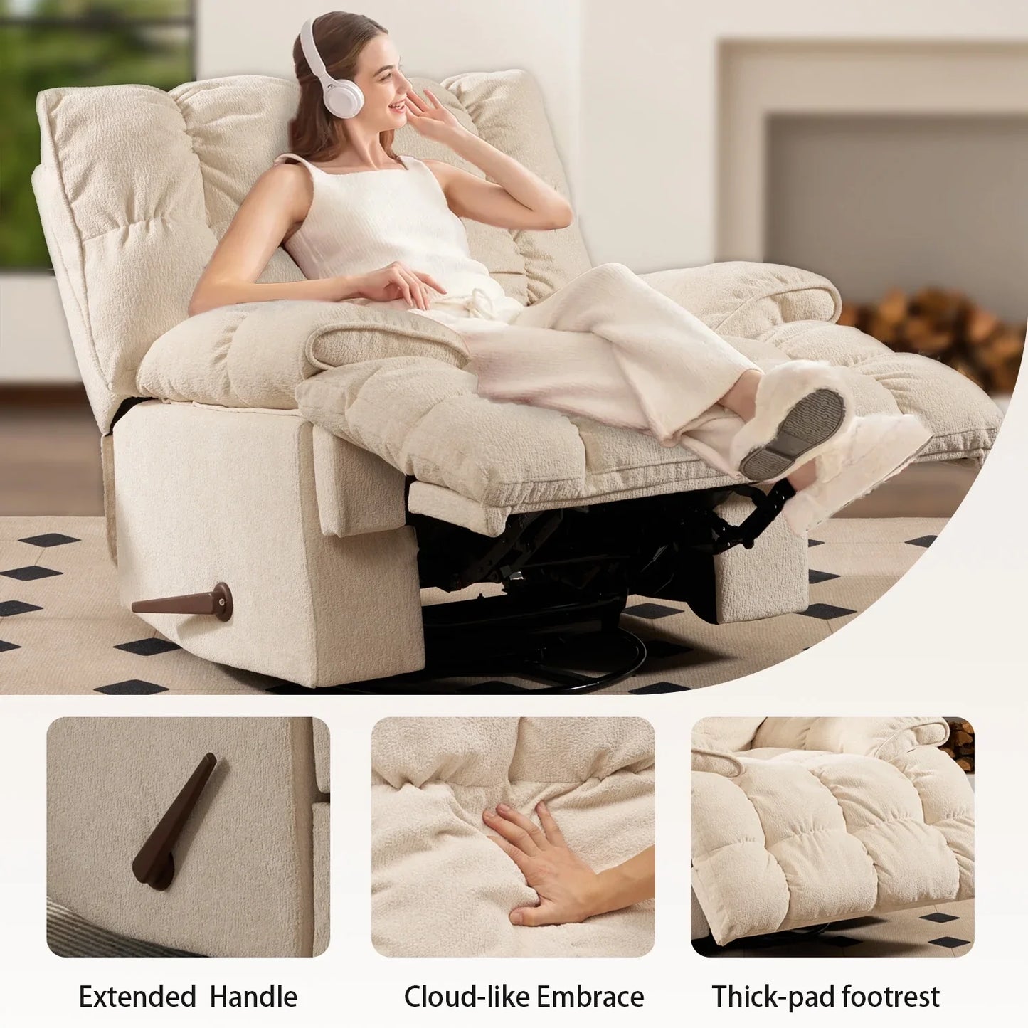 GrandComfort Rocker Recliner Chair