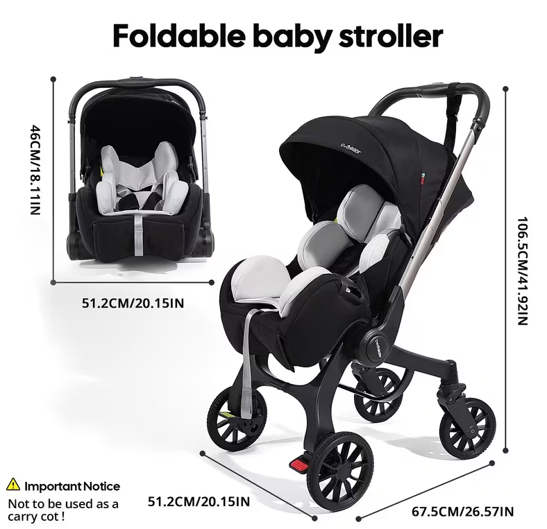 Multifunctional  4-in-1  Baby Stroller