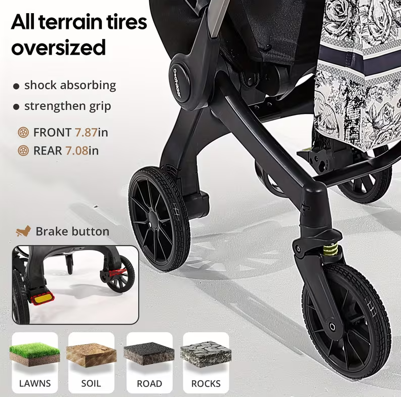 Multifunctional  4-in-1  Baby Stroller