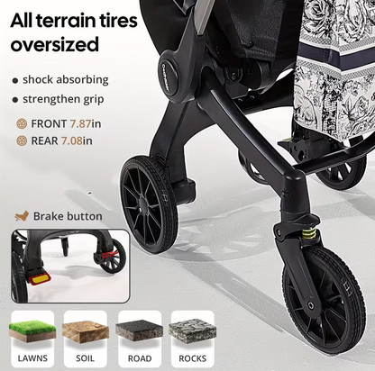 Multifunctional  4-in-1  Baby Stroller