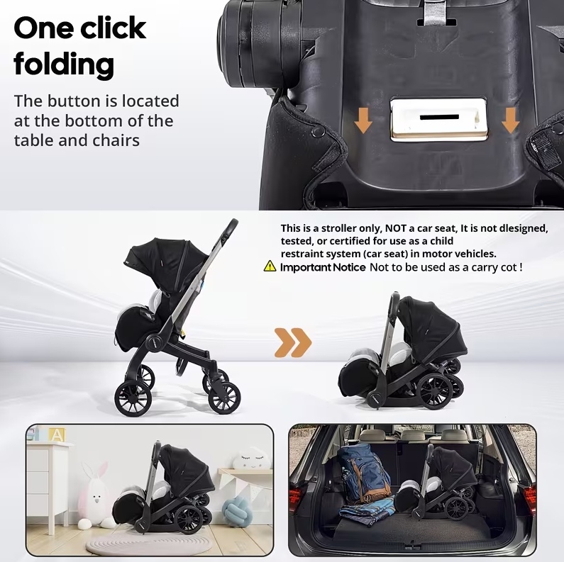 Multifunctional  4-in-1  Baby Stroller
